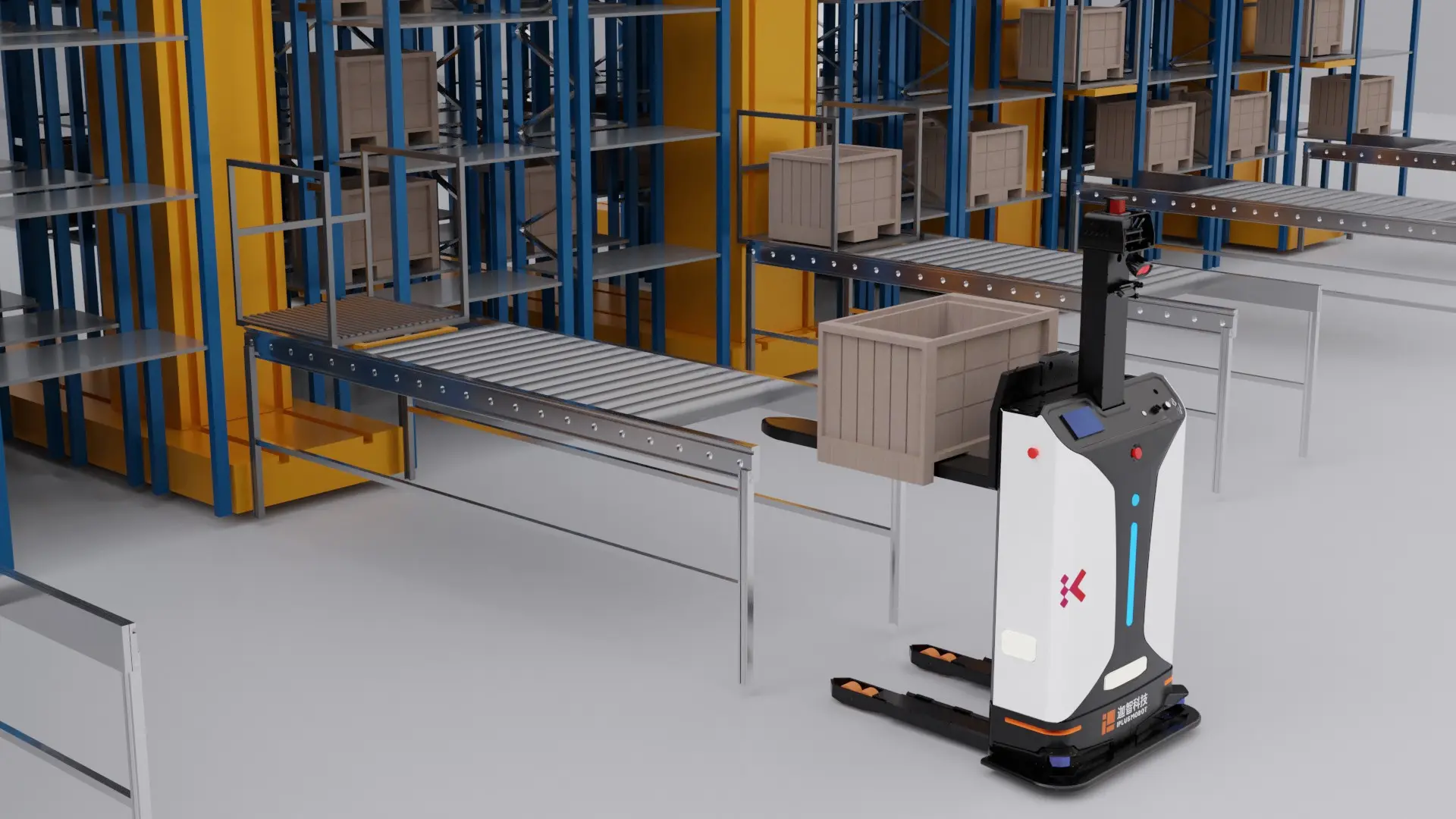 robotica movil kmr forklift robot amr tipo horquilla