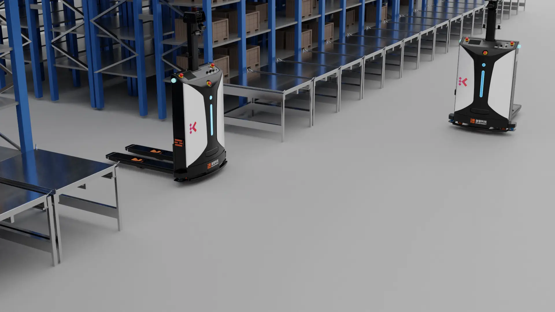 robotica movil kmr forklift robot amr tipo horquilla
