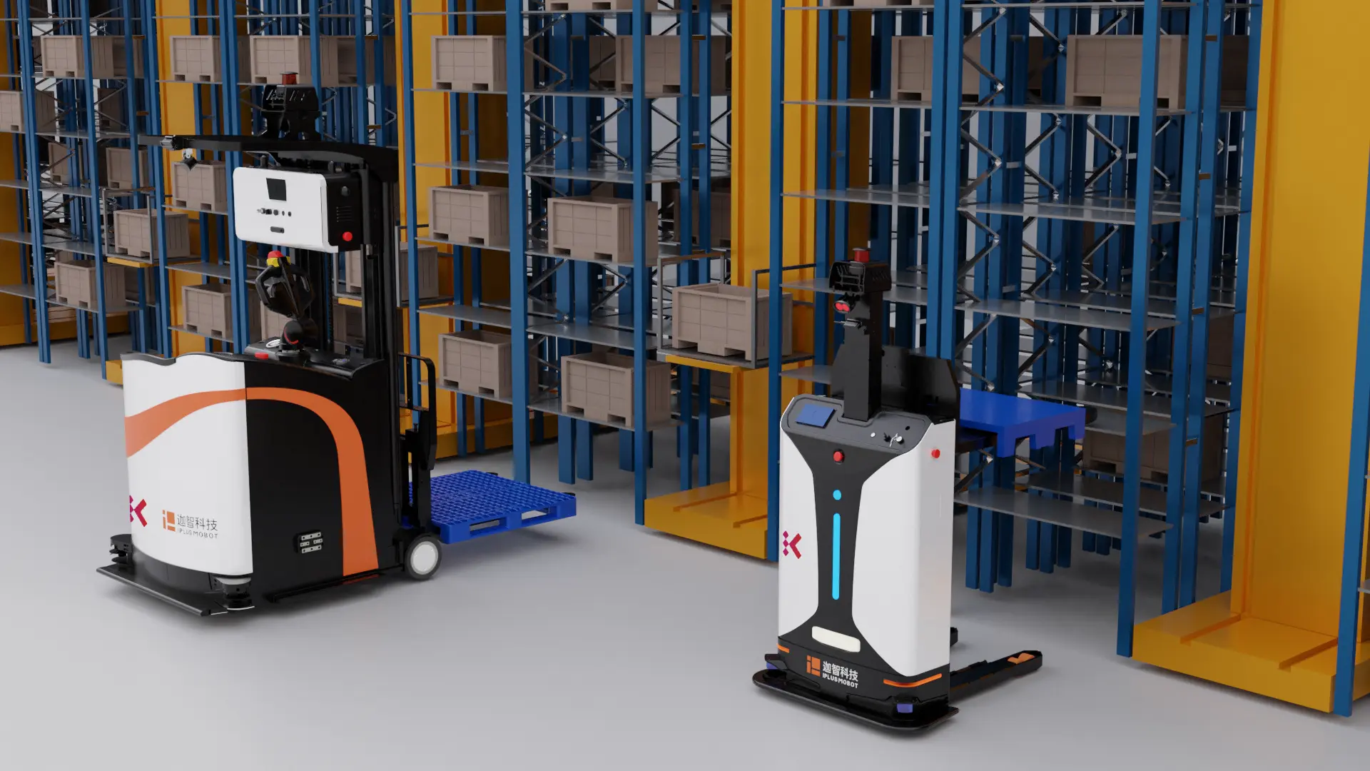 robotica movil kmr forklift robot amr tipo horquilla